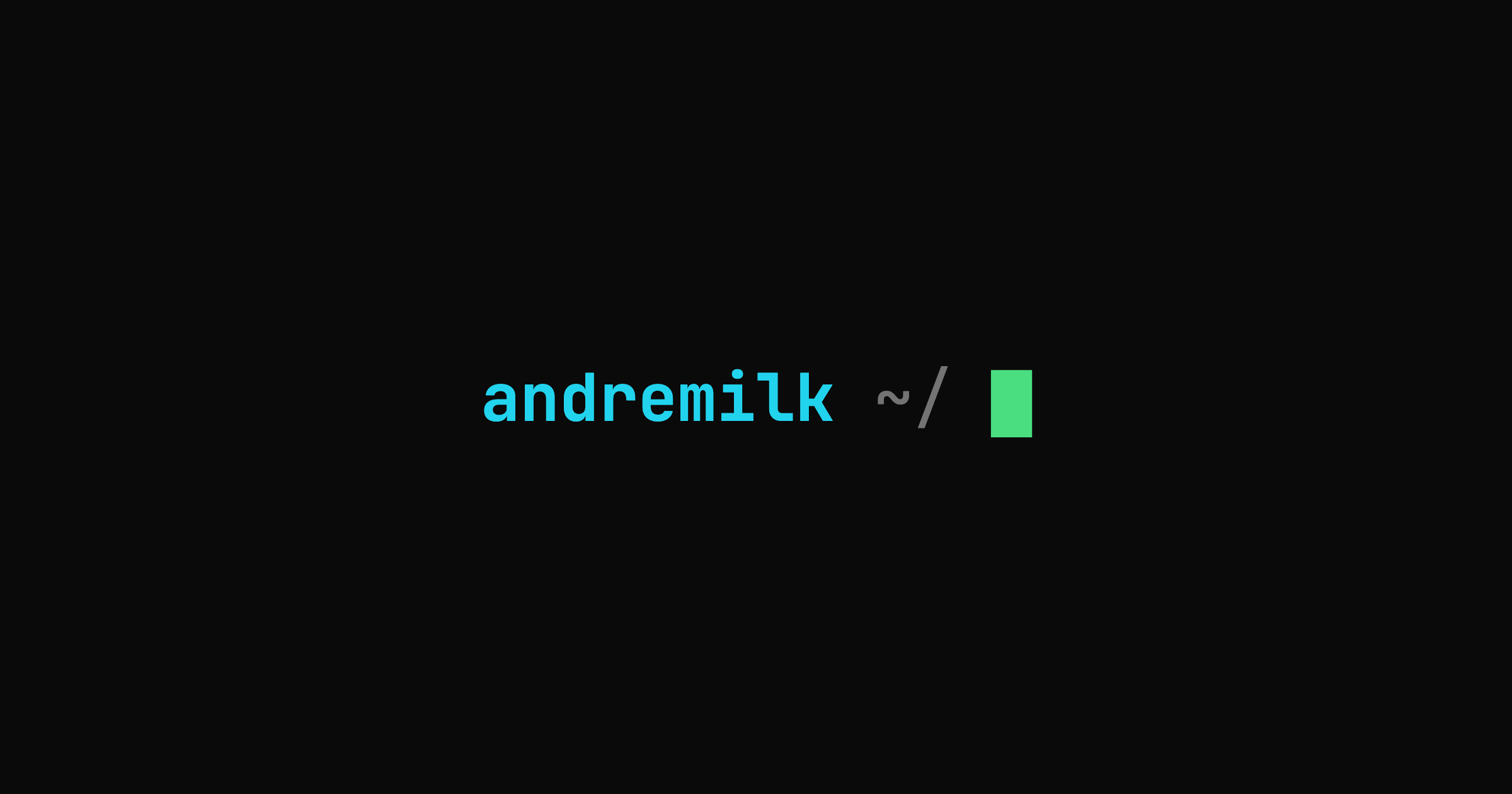 home | andremilk